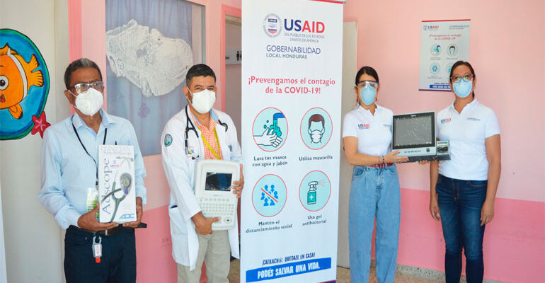 Usaid equipa área de COVID-19 del hospital de La Paz  