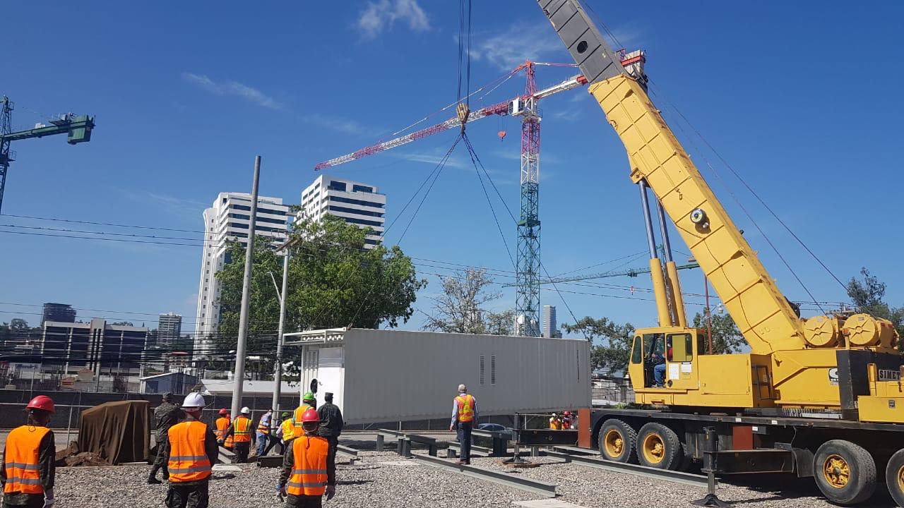 Inician trabajos de instalación de «Hospital Móvil» en Tegucigalpa Inician trabajos de instalación de «Hospital Móvil» en Tegucigalpa