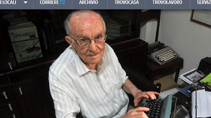 Italiano se graduó de la universidad a los 96 años de edad