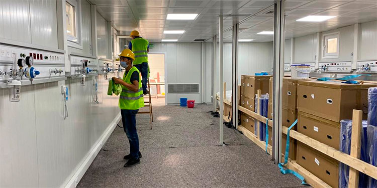 Invest-H informa que hospitales móviles de Choluteca y Copán están listos en Turquía