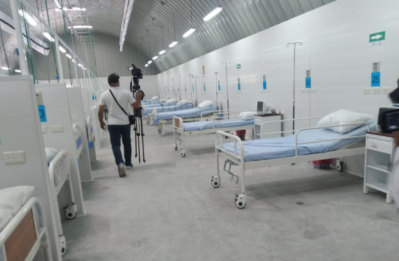 Inauguran sala para pacientes COVID-19 en el HE