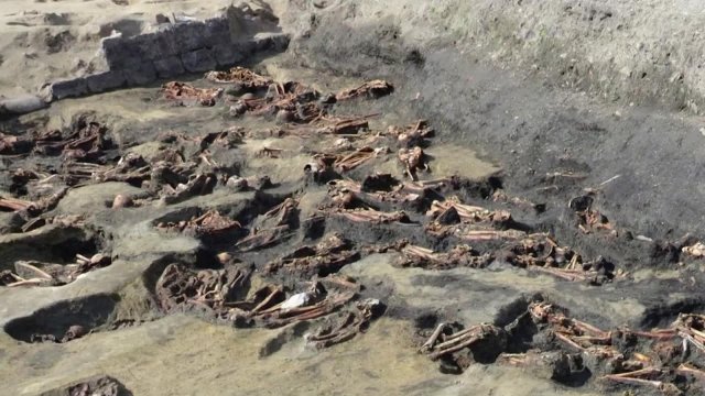 Descubren 1.500 huesos humanos enterrados en una fosa en Japón Descubren 1.500 huesos humanos enterrados en una fosa en Japón