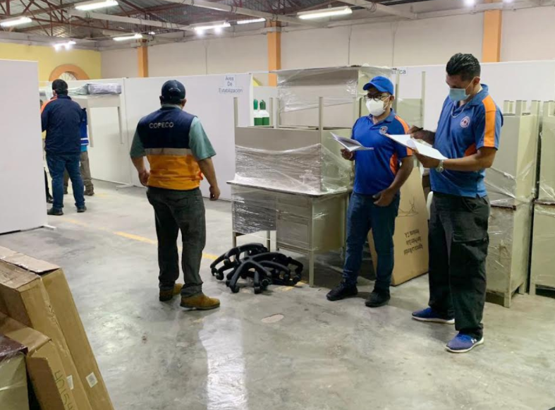 Centro de triaje de La Entrada es fortalecido por Fuerza Honduras para atender a 180 personas a diario