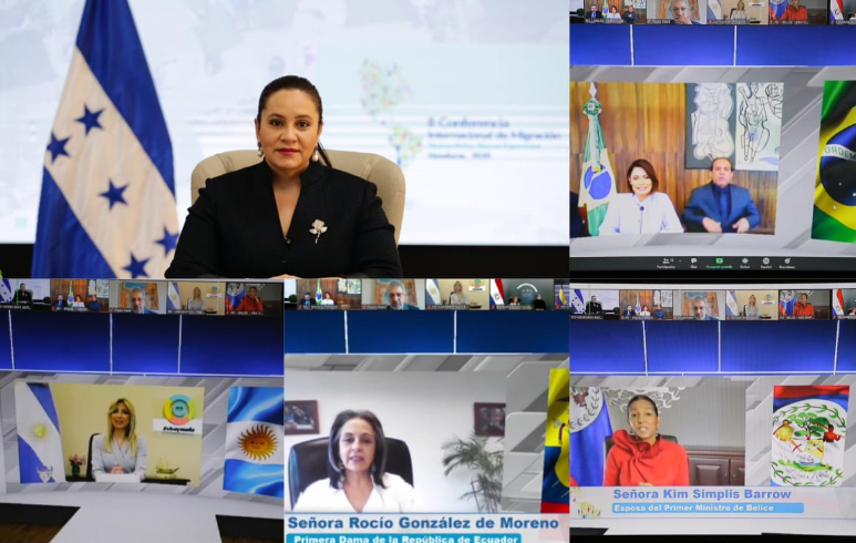 Primeras Damas coinciden en abordaje en conjunto para reactivación económica post COVID-19