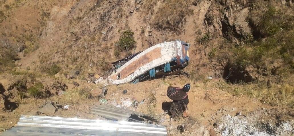 Al menos 19 muertos al precipitarse un autobús por un barranco al sur de Bolivia