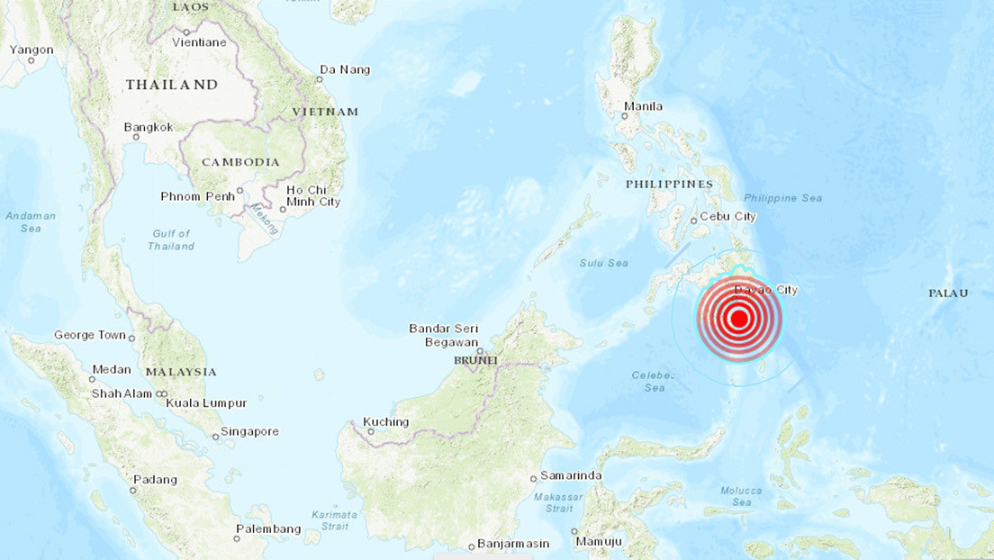 Sismo de magnitud 6,3 azota las costas de Filipinas