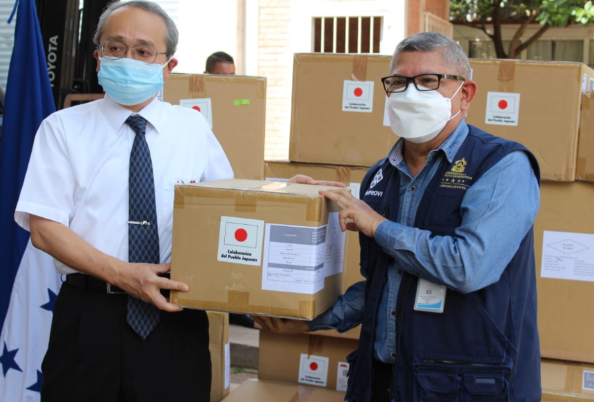 Secretaría de Salud recibe lote de equipo médico del Gobierno del Japón