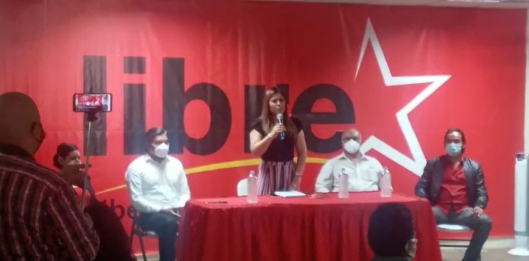 Lidieth Díaz oficializa su precandidatura a la alcaldía por Libertad y Refundación