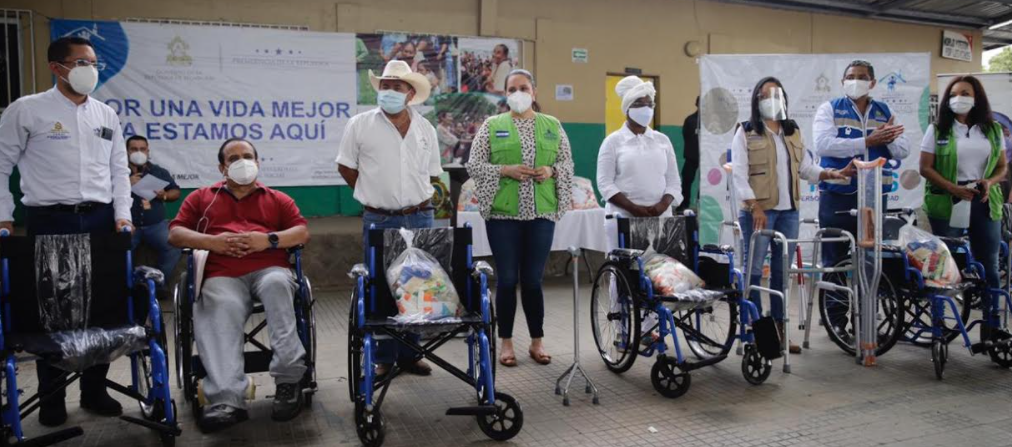 Familias son beneficiadas en Sabanagrande con programa de apoyo a personas con discapacidad