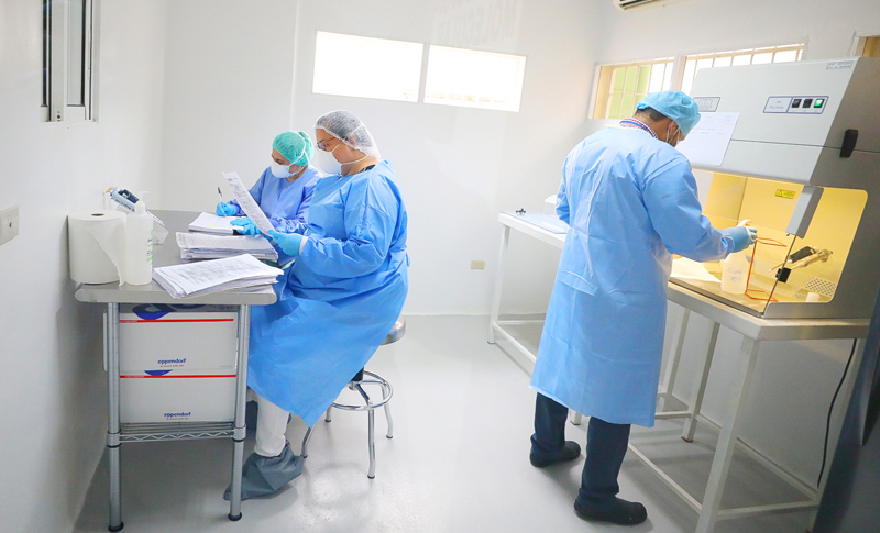 En dos meses estará listo el Laboratorio de Virología en La Ceiba En dos meses estará listo el Laboratorio de Virología en La Ceiba