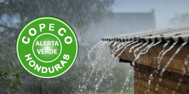 Emiten Alerta Verde por 72 horas para 11 departamentos de Honduras
