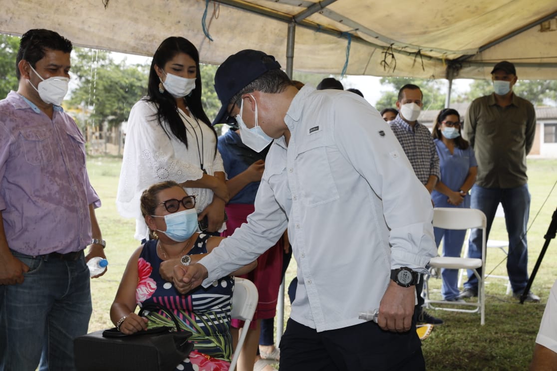 Presidente participa en informe de rendición de cuentas de Fuerza Honduras en Azacualpa, Santa Bárbara