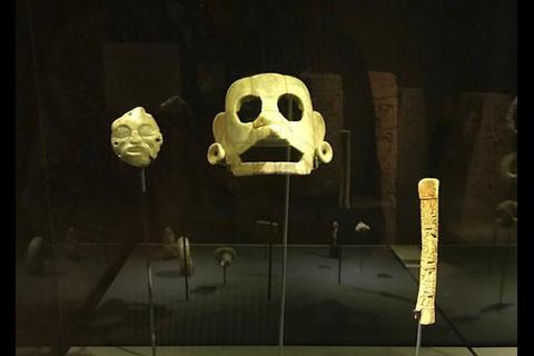 Máscara arqueológica maya de Guatemala es recuperada en Bélgica