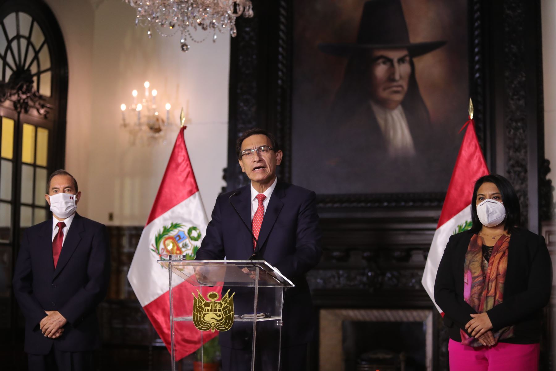 Martín Vizcarra presidente de Perú corre riesgo de destitución