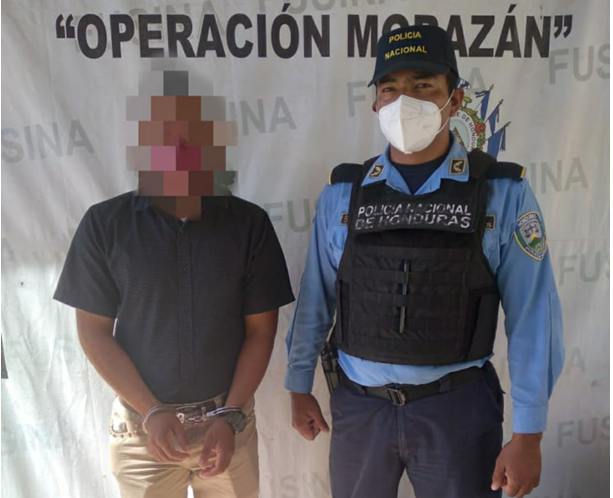 Capturan a sujeto acusado del delito de evasión en perjuicio de la administración pública en Olancho