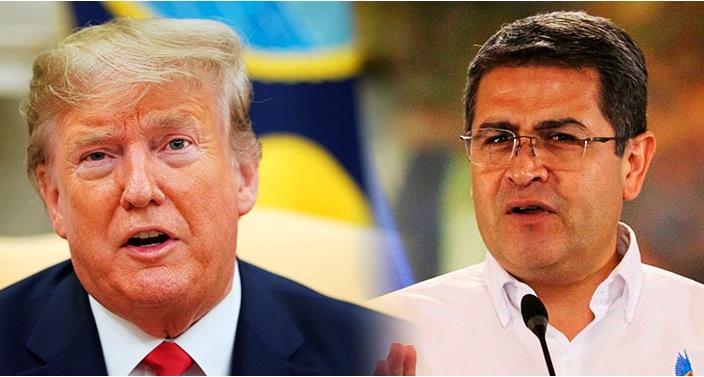 El Presidente Hernández envía sus deseos de pronta recuperación a  Trump y su esposa