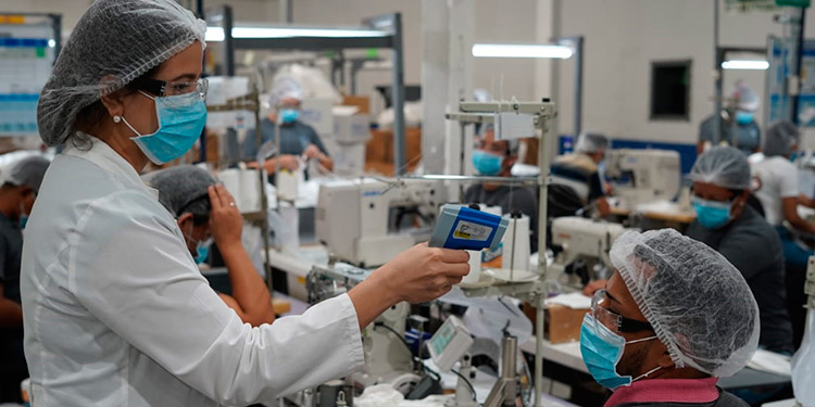 Maquila lanza campaña «no bajar la guardia» contra la Covid-19