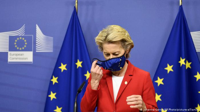 Presidenta de la Comisión Europea está en aislamiento por contactos con personas positivas al Covid-19