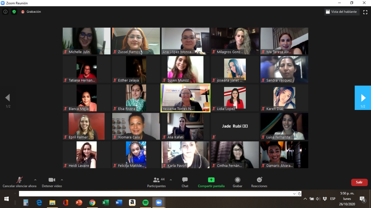 Inicia jornada de formación para candidatas y mujeres líderes en la política