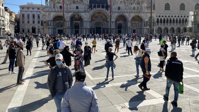 ¡Rebrote de Covid-19 en Italia! Se cumple por quinto día consecutivo récord de casos de coronavirus