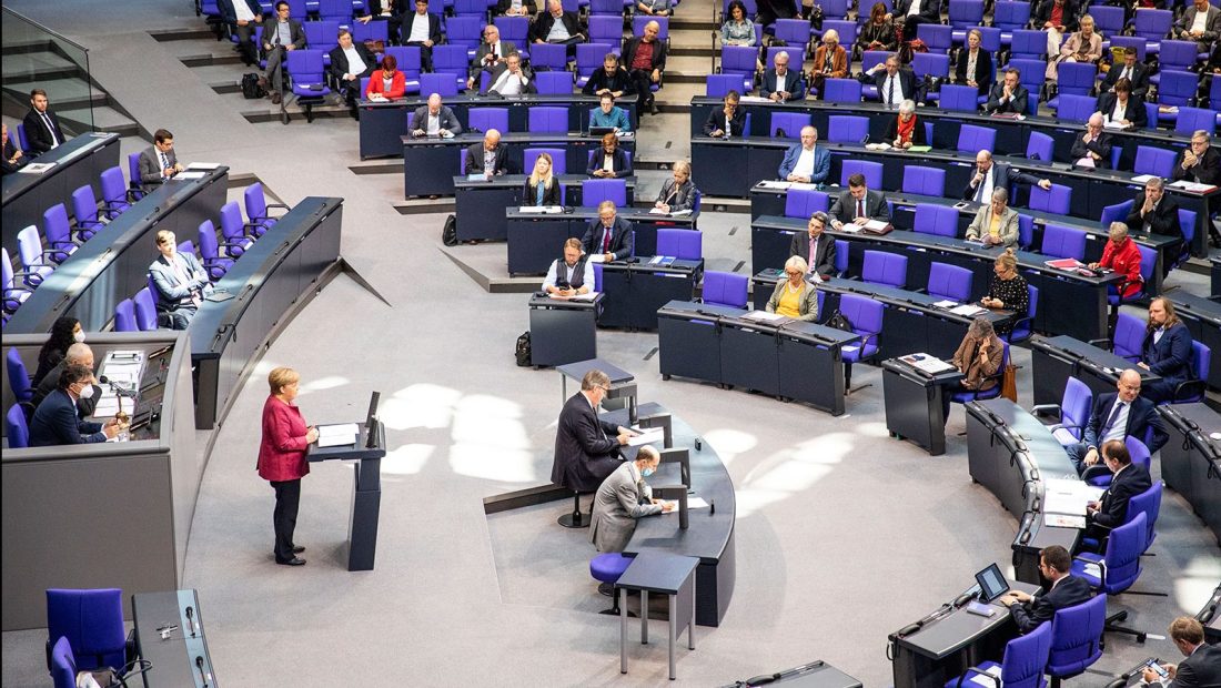 Las mascarillas ahora son obligatorias en el parlamento alemán