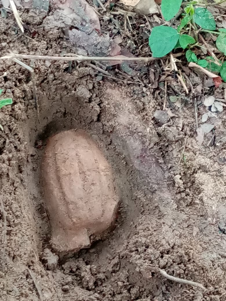 Policía Nacional realiza neutralización de una granada de fragmentación en Tela