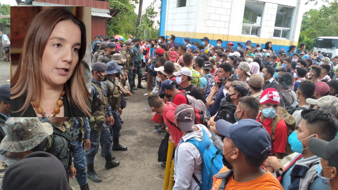 Vicecanciller Nelly Jerez: Guatemala no va permitir ingreso de migrantes irregulares a su territorio Vicecanciller Nelly Jerez: Guatemala no va permitir ingreso de migrantes irregulares a su territorio
