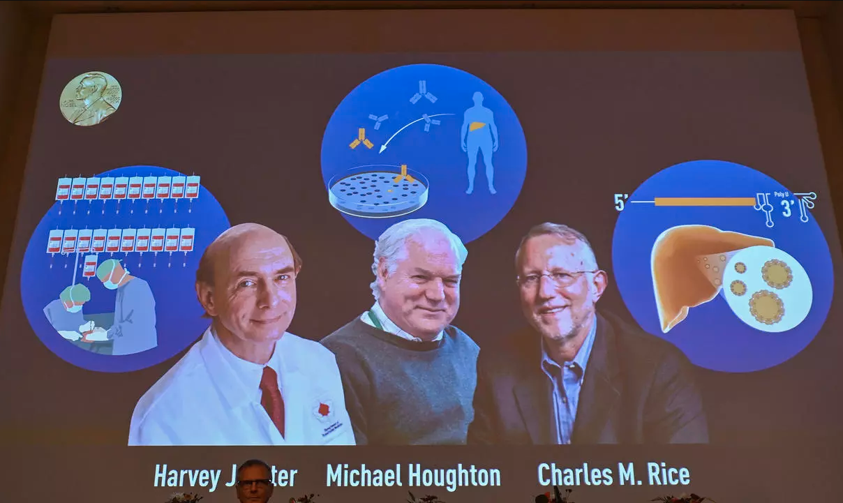 Otorgan el Premio Nobel de Medicina por el descubrimiento de la hepatitis C Otorgan el Premio Nobel de Medicina por el descubrimiento de la hepatitis C