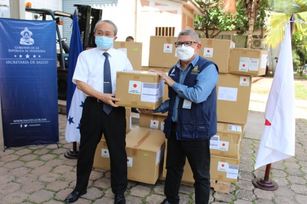 Japón entrega segundo lote de equipos médicos a beneficio de hospitales del norte de Honduras