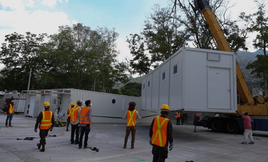 Invest-H: lista la UCI del Hospital Móvil de Tegucigalpa para entrar en funcionamiento esta semana Invest-H: lista la UCI del Hospital Móvil de Tegucigalpa para entrar en funcionamiento esta semana