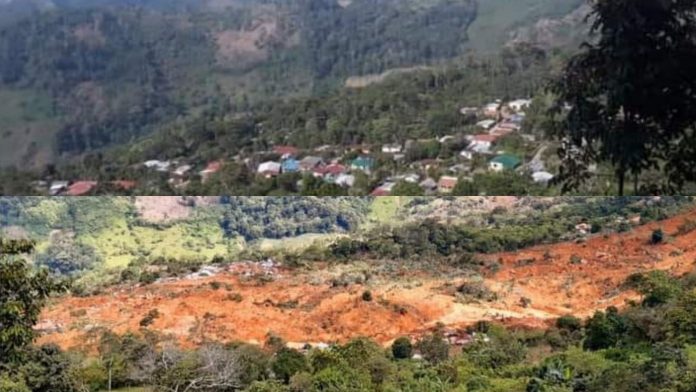 Padre Leopoldo Serrano  hace llamado de auxilio a las autoridades y advierte  la posible desaparición de otra comunidad en Santa Bárbara