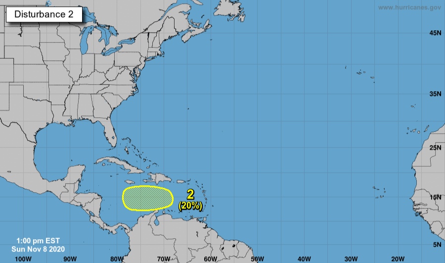 Nueva Onda tropical con rumbo a Centroamérica podría convertirse en huracán Theta Nueva Onda tropical con rumbo a Centroamérica podría convertirse en huracán Theta