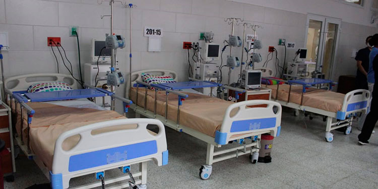 Un 38% se reduce la ocupación de la sala Covid-19 del Tórax