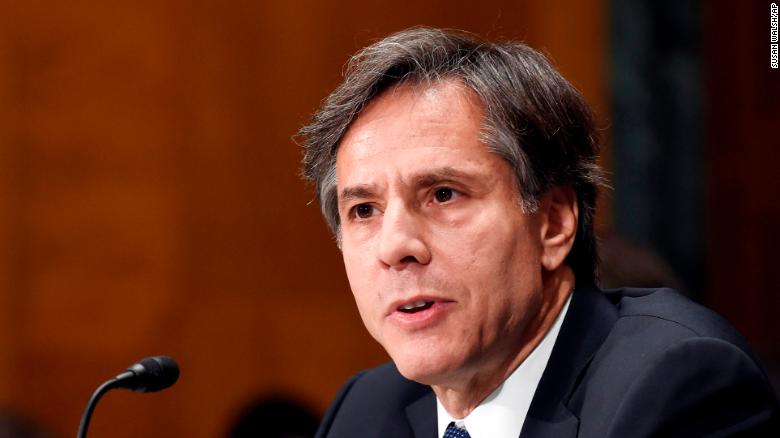 Presidente electo Joe Biden designará a Antony Blinken como secretario de Estado Presidente electo Joe Biden designará a Antony Blinken como secretario de Estado