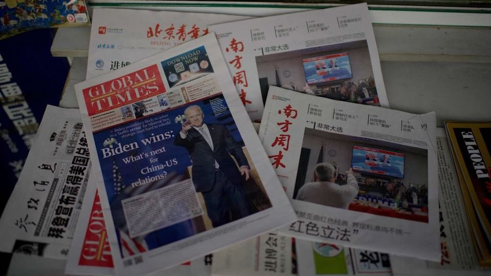 Joe Biden recibe felicitación tardía de China como presidente electo de los EEUU