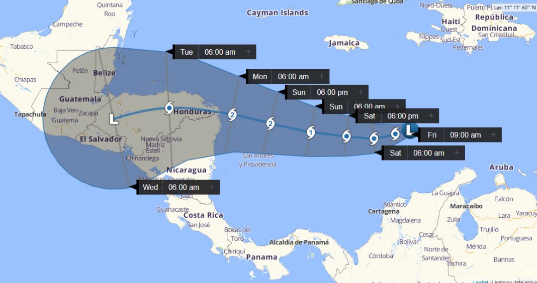 Iota se convierte en Depresión Tropical No.31 Iota se convierte en Depresión Tropical No.31