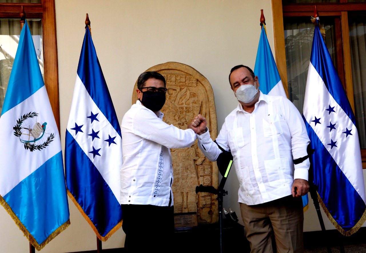 Presidente Hernández propone a Guatemala una agenda común para afrontar los problemas generados por el cambio climático