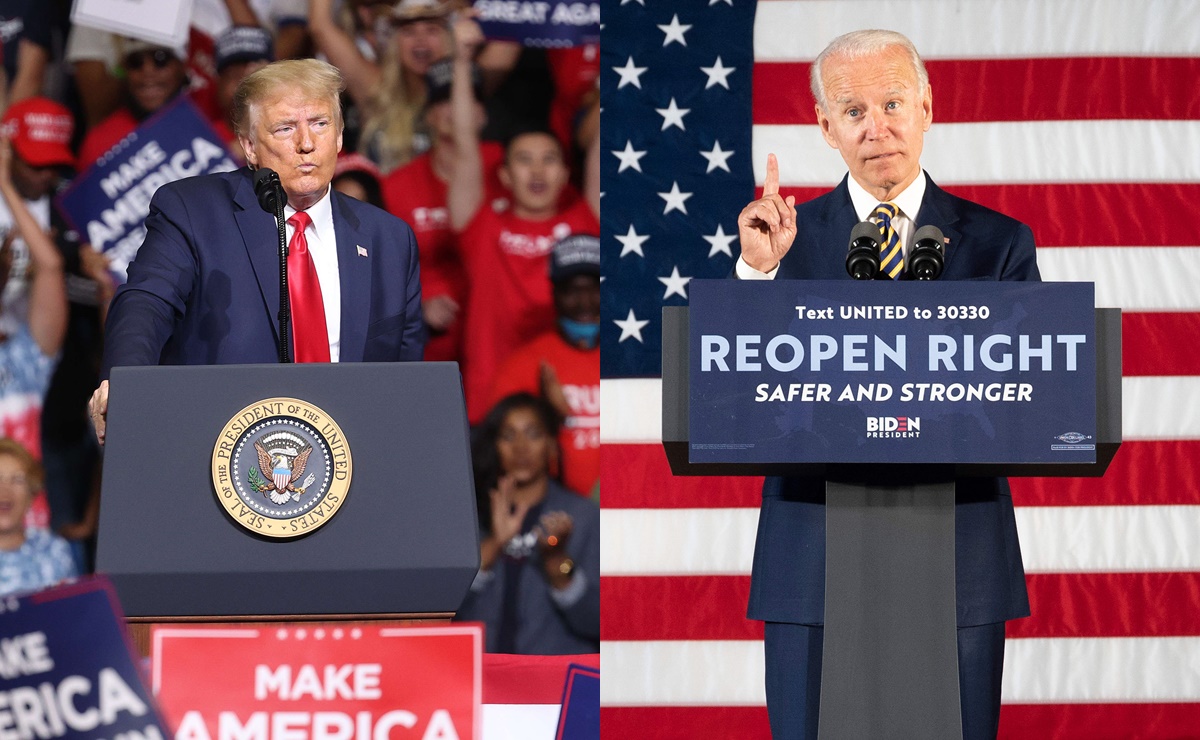 Estados Unidos a elecciones; Biden y Trump se disputan la presidencia Estados Unidos a elecciones; Biden y Trump se disputan la presidencia