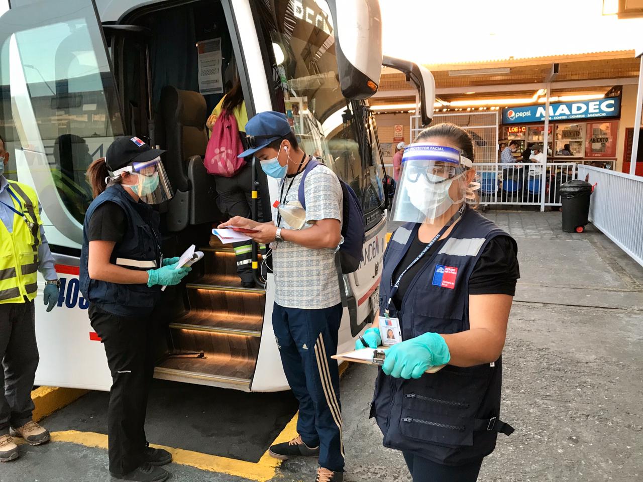 Sinager: Buscan casos de Covid-19 en terminales del transporte Sinager: Buscan casos de Covid-19 en terminales del transporte