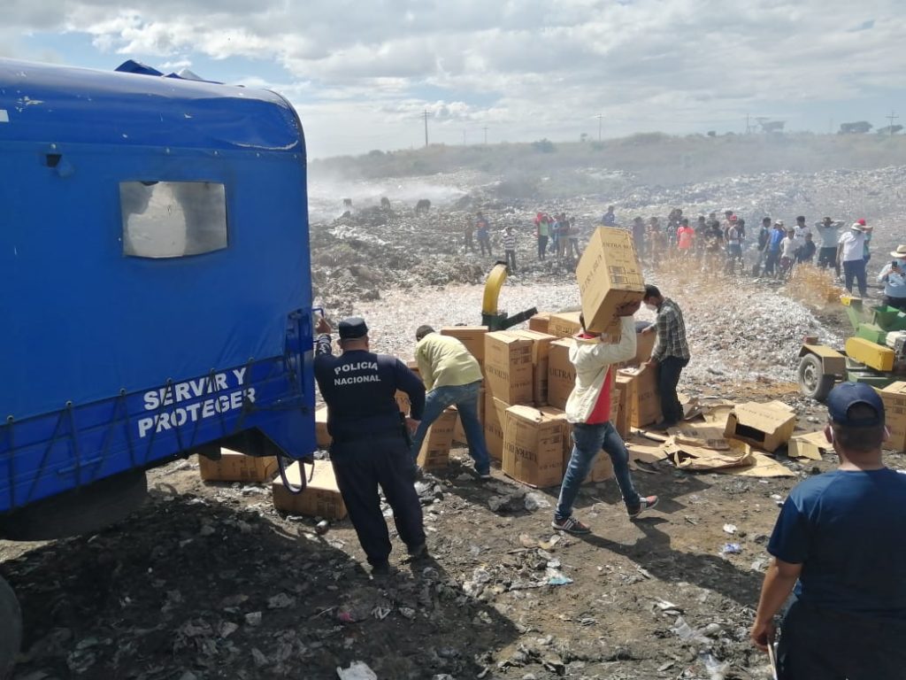 Unos seis millones de cigarrillos de contrabando son destruidos por autoridades