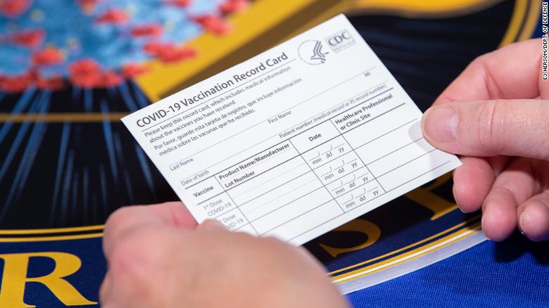 EEUU emitirá tarjetas de vacunación a todas las personas que reciban la vacuna contra la Covid-19 EEUU emitirá tarjetas de vacunación a todas las personas que reciban la vacuna contra la Covid-19
