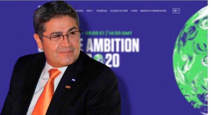 Presidente  Hernández  participa en la Cumbre de Ambición Climática