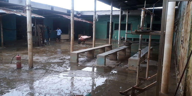 Continúan limpiezas en el centro penitenciaro de El Progreso, Yoro luego de el paso de Eta e Iota Continúan limpiezas en el centro penitenciaro de El Progreso, Yoro luego de el paso de Eta e Iota