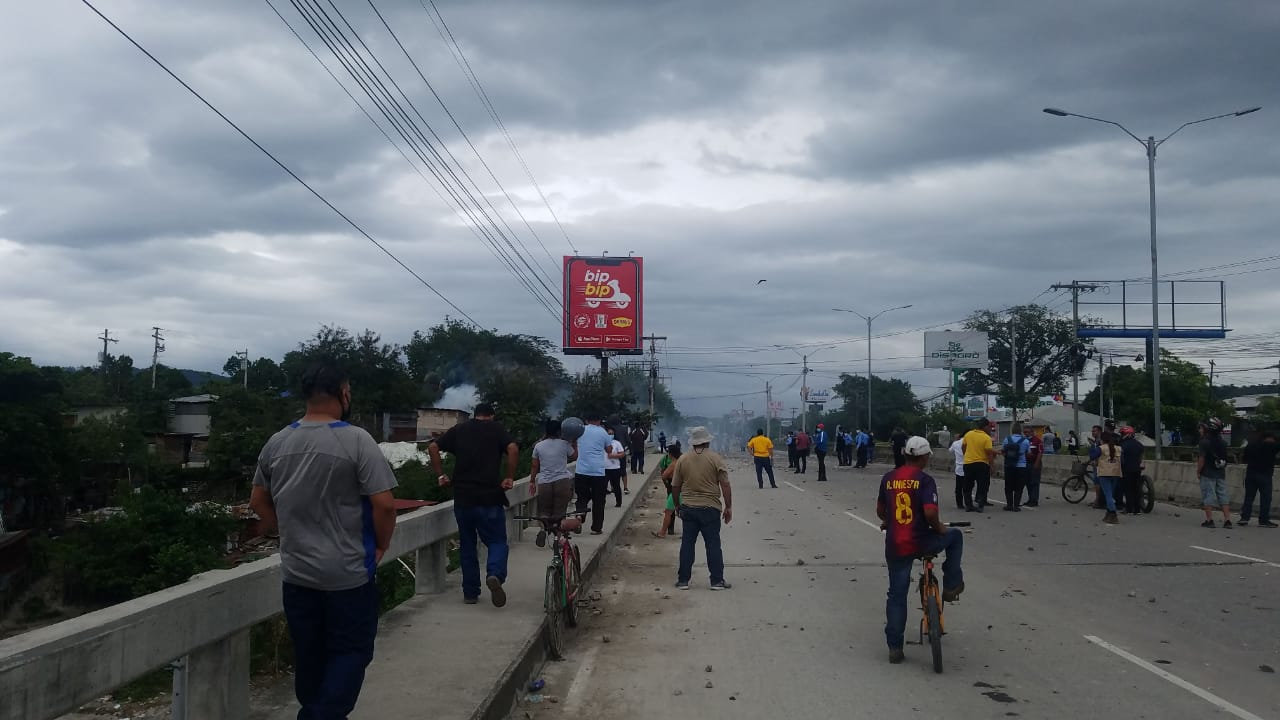 Muere joven en desalojo violento de «Río Blanco» en San Pedro Sula
