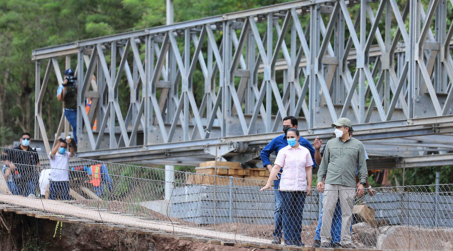 Sedecoas aseverá que instalarán el primer puente Bailey en Santa Bárbara  