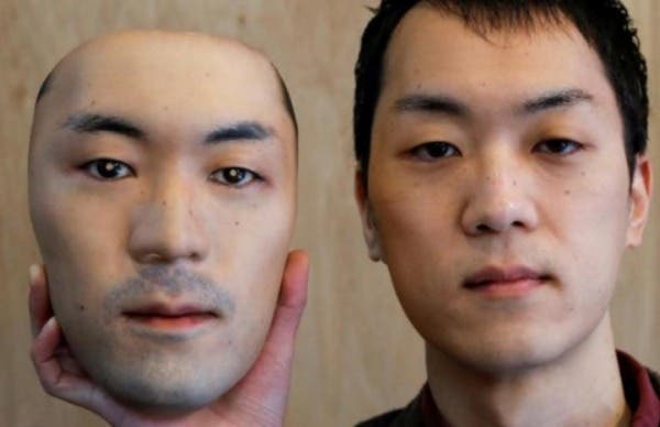 Crean mascarillas hiperrealistas 3D en Japón