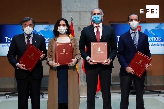 Madrid firma convenios con farmacias y odontólogos para hacer antígenos