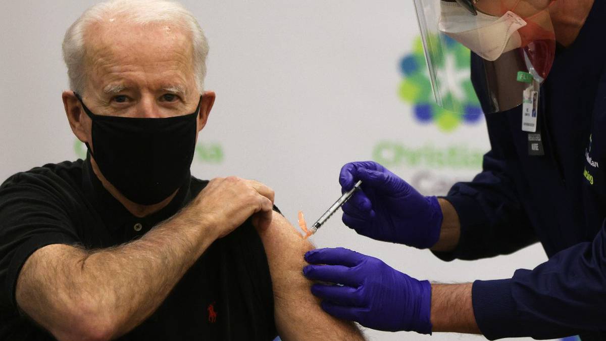 Joe Biden recibe la segunda dosis de vacuna de Pfizer Joe Biden recibe la segunda dosis de vacuna de Pfizer
