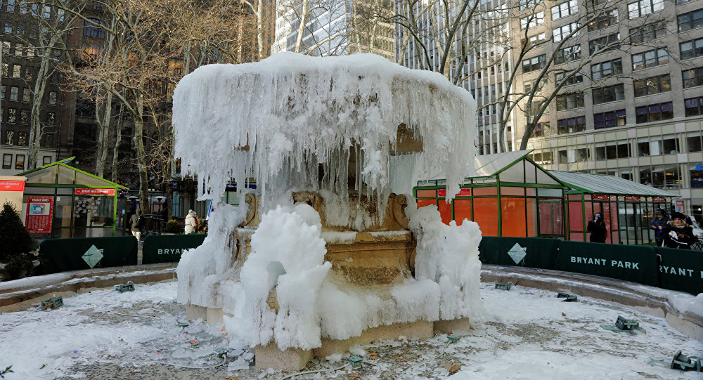 Nueva York suspende clases y vacunación ante la llegada de una gran nevada Nueva York suspende clases y vacunación ante la llegada de una gran nevada