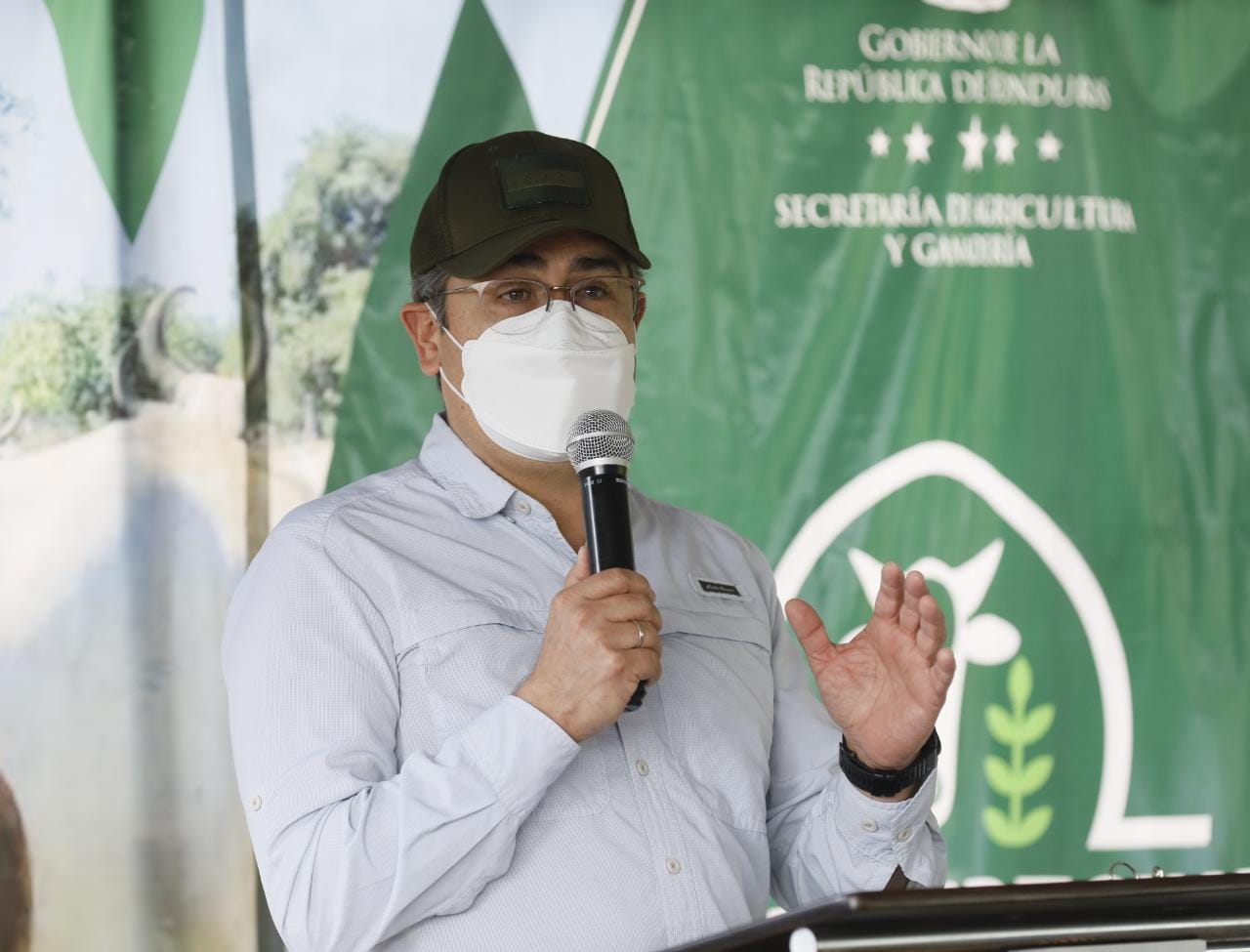 Presidente Hernández lanzó este día en La Ceiba el plan sanitario de salud animal Presidente Hernández lanzó este día en La Ceiba el plan sanitario de salud animal
